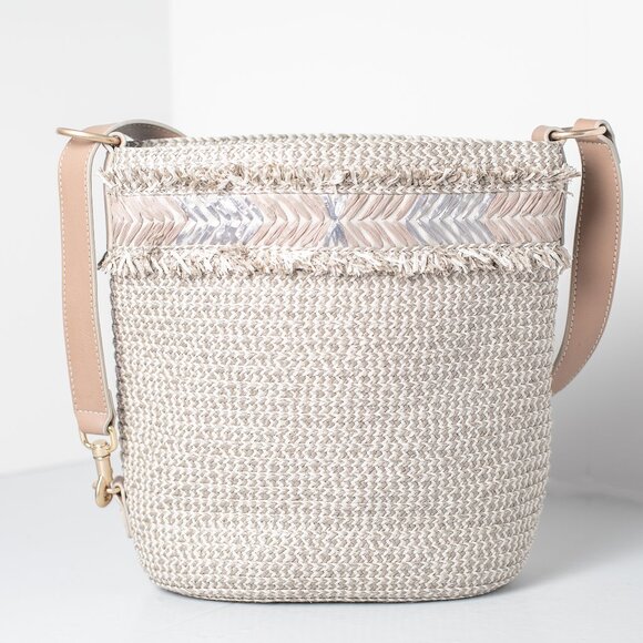 Eric Javits Straw Bucket Bag - Picture 1 of 5